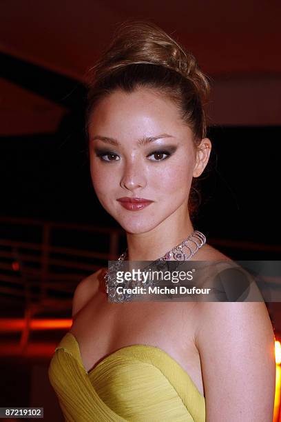 Devon Aoki attends at Chopard Belle Du Nuit Dinner during the 62nd International Cannes Film Festival on May 13, 2009 in Cannes, France.