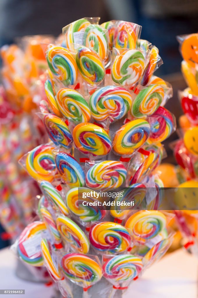 Lollypop at the shop