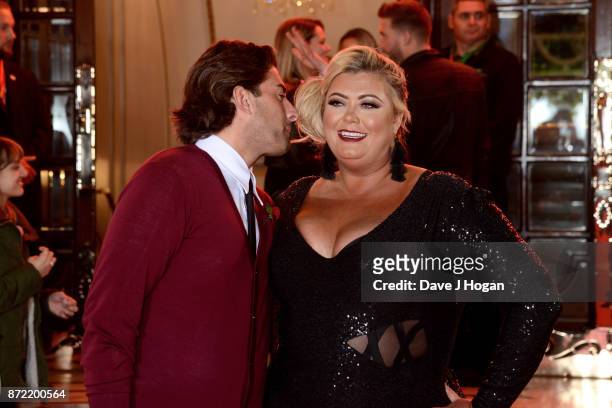 James Argent and Gemma Collins attend the ITV Gala held at the London Palladium on November 9, 2017 in London, England.