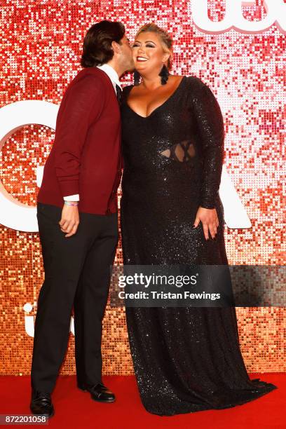 James Argent and Gemma Collins arriving at the ITV Gala held at the London Palladium on November 9, 2017 in London, England.