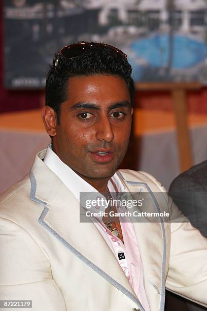 Actor Abhishek Bachchan attend the Cinema Verite 2009 Press Conference held at the Hotel Martinez during the 62nd International Cannes Film Festival...