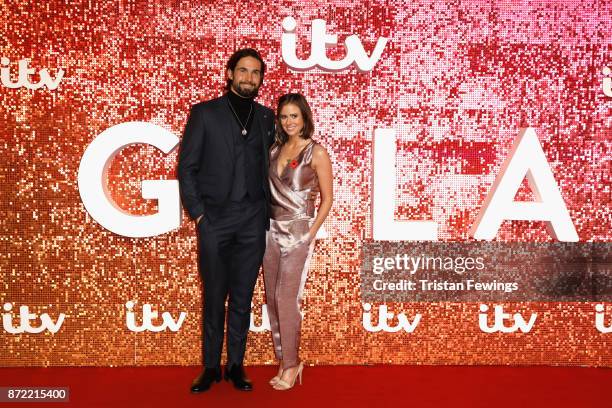 Jamie Jewitt and Camilla Thurlow arriving at the ITV Gala held at the London Palladium on November 9, 2017 in London, England.