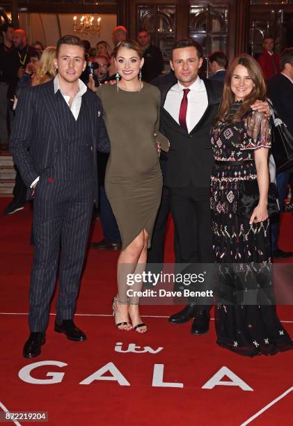 Danny Jones, Georgia Horsley, Harry Judd and Izzy Judd attend the ITV Gala held at the London Palladium on November 9, 2017 in London, England.