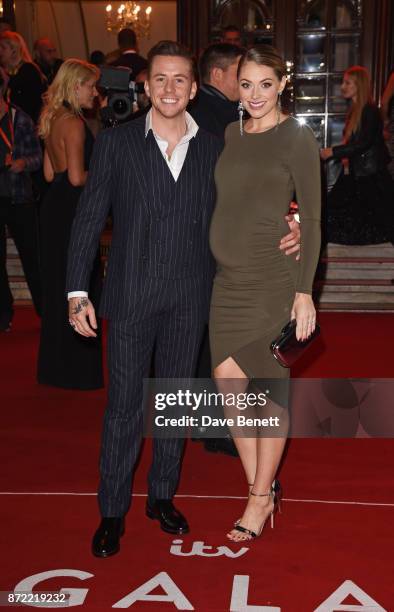 Danny Jones and Georgia Horsley attend the ITV Gala held at the London Palladium on November 9, 2017 in London, England.