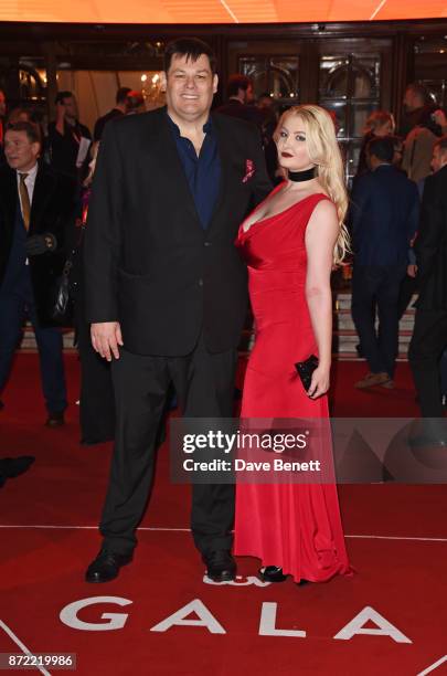 Mark Labbett and Katie Labbett attends the ITV Gala held at the London Palladium on November 9, 2017 in London, England.