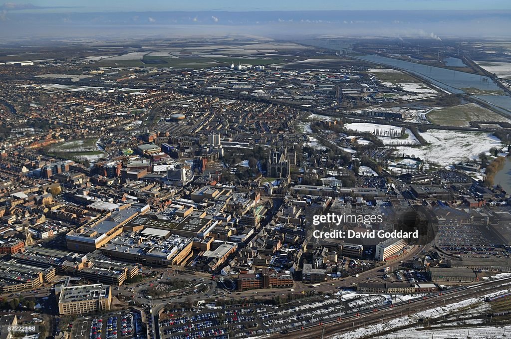 Aerial Views OF UK Towns And Cities