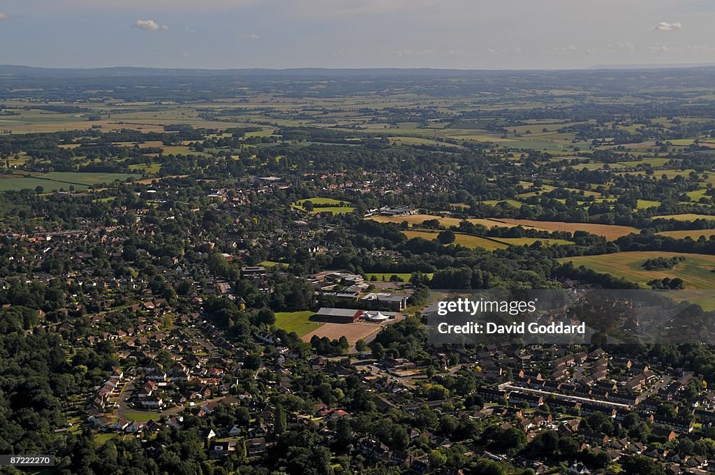 Aerial Views OF UK Towns And Cities
