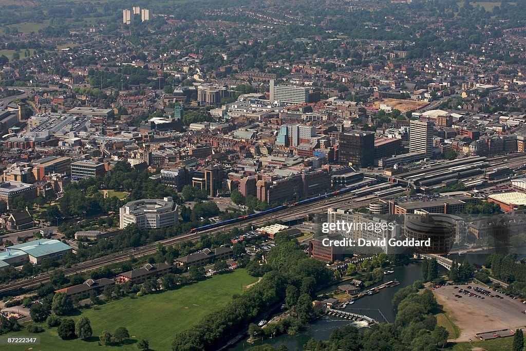 Aerial Views OF UK Towns And Cities