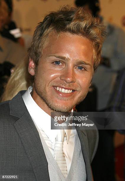 Personality Spencer Pratt arrives at the Maxim's 10th Annual Hot 100 Celebration at The Barker Hanger on May 13, 2009 in Santa Monica, California.