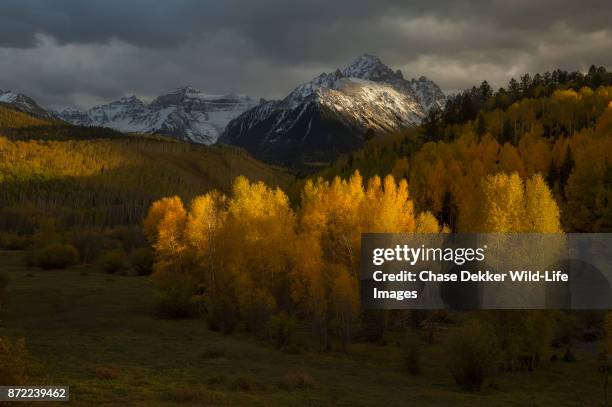 sneffels range - silverton colorado stock pictures, royalty-free photos & images