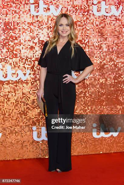 Michelle Hardwick arriving at the ITV Gala held at the London Palladium on November 9, 2017 in London, England.