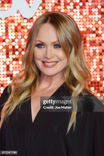 Michelle Hardwick arriving at the ITV Gala held at the London Palladium on November 9, 2017 in London, England.