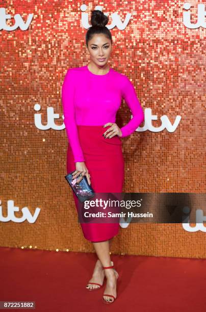 Nicole Scherzinger arriving at the ITV Gala held at the London Palladium on November 9, 2017 in London, England.