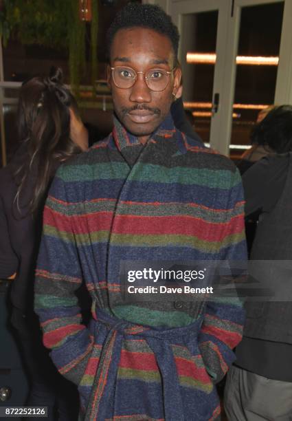 Nathan Stewart-Jarrett attends the launch of the MR PORTER own label, Mr P, on November 9, 2017 in London, England.