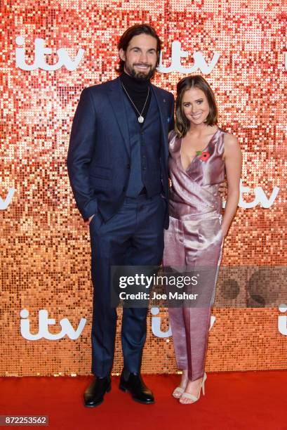 Jamie Jewitt and Camilla Thurlow arriving at the ITV Gala held at the London Palladium on November 9, 2017 in London, England.