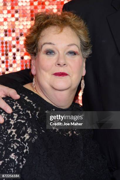 Anne Hegerty arriving at the ITV Gala held at the London Palladium on November 9, 2017 in London, England.