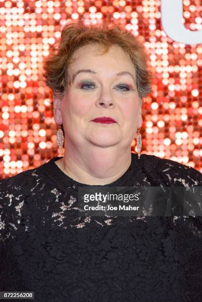 Anne Hegerty arriving at the ITV Gala held at the London Palladium on November 9, 2017 in London, England.