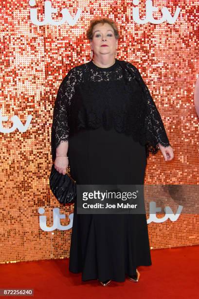 Anne Hegerty arriving at the ITV Gala held at the London Palladium on November 9, 2017 in London, England.
