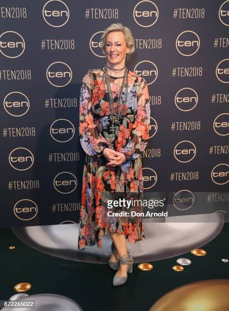 Amanda Keller poses during the Network Ten 2018 Upfronts on November 9, 2017 in Sydney, Australia.