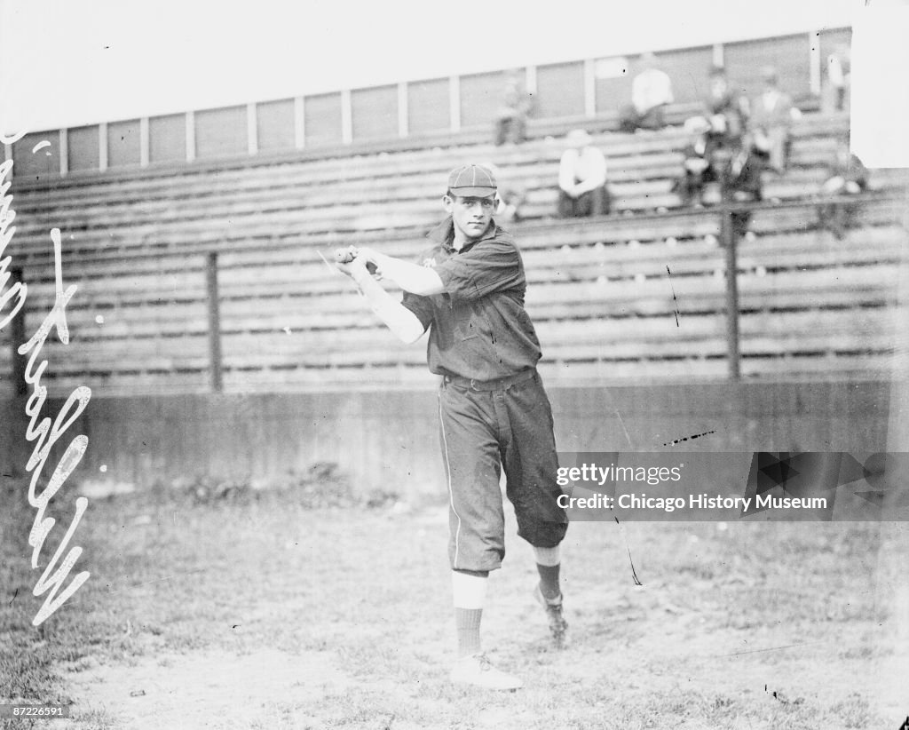 Colcabs 1897 Informal full-length portrait of unidentified baseball player of ...
