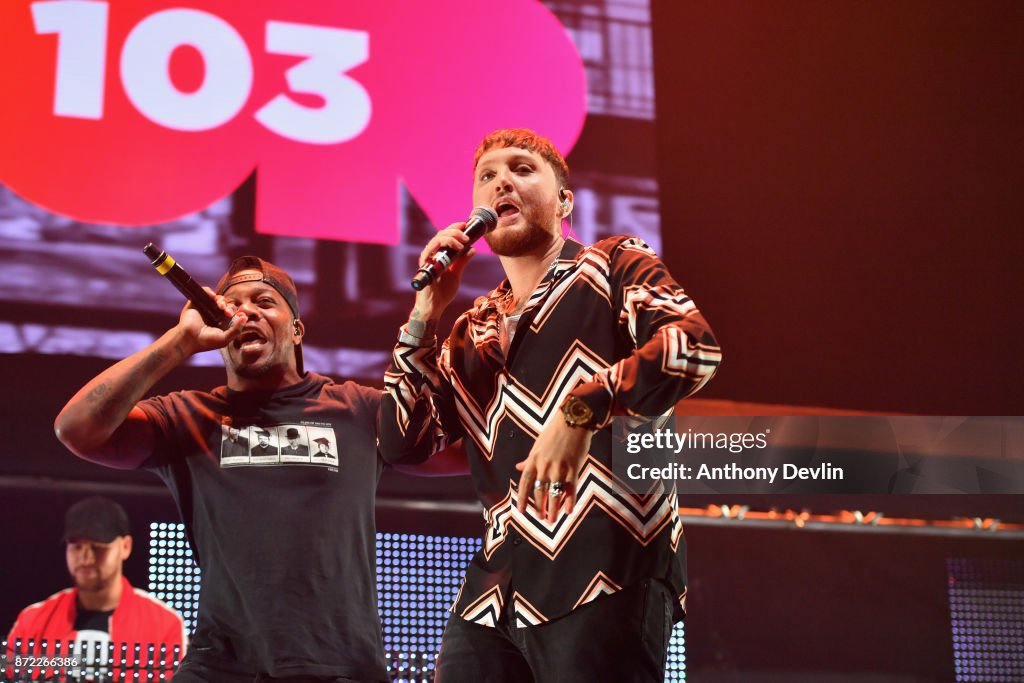 Kesi Dryden, Leon Rolle from Rudimental and James Arthur perform on ...