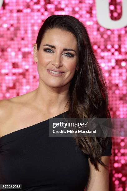 Kirsty Gallacher arrives at the ITV Gala held at the London Palladium on November 9, 2017 in London, England.