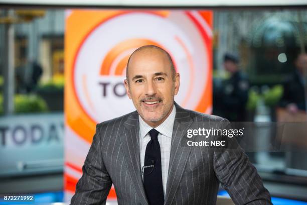 Matt Lauer on Wednesday, November 8, 2017 --