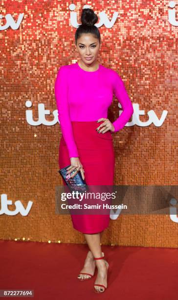 Nicole Scherzinger arriving at the ITV Gala held at the London Palladium on November 9, 2017 in London, England.