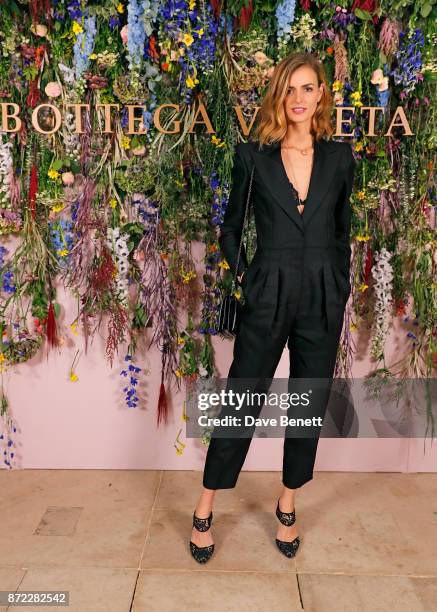 Jacquetta Wheeler attends Bottega Veneta's 'The Hand of the Artisan Cocktail Dinner' at Chiswick House And Gardens on November 9, 2017 in London,...