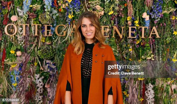 Amber Le Bon attends Bottega Veneta's 'The Hand of the Artisan Cocktail Dinner' at Chiswick House And Gardens on November 9, 2017 in London, England.