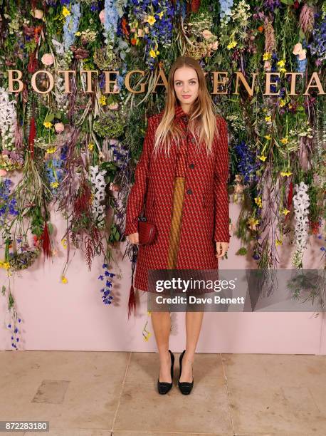 Pernille Teisbaek attends Bottega Veneta's 'The Hand of the Artisan Cocktail Dinner' at Chiswick House And Gardens on November 9, 2017 in London,...