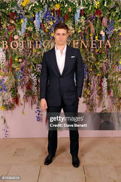 Max Irons attends Bottega Veneta's 'The Hand of the Artisan Cocktail Dinner' at Chiswick House And Gardens on November 9, 2017 in London, England.