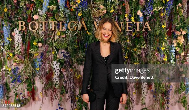 Tess Ward attends Bottega Veneta's 'The Hand of the Artisan Cocktail Dinner' at Chiswick House And Gardens on November 9, 2017 in London, England.