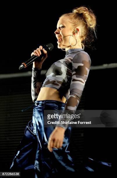 Zara Larsson performs at Key 103 Live at Manchester Arena on November 9, 2017 in Manchester, England.