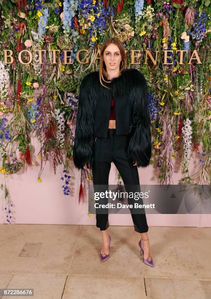 Lady Alice Manners attends Bottega Veneta's 'The Hand of the Artisan Cocktail Dinner' at Chiswick House And Gardens on November 9, 2017 in London,...