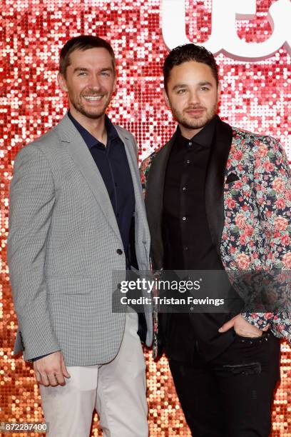 Antony Quinlan and Adam Thomas arriving at the ITV Gala held at the London Palladium on November 9, 2017 in London, England.