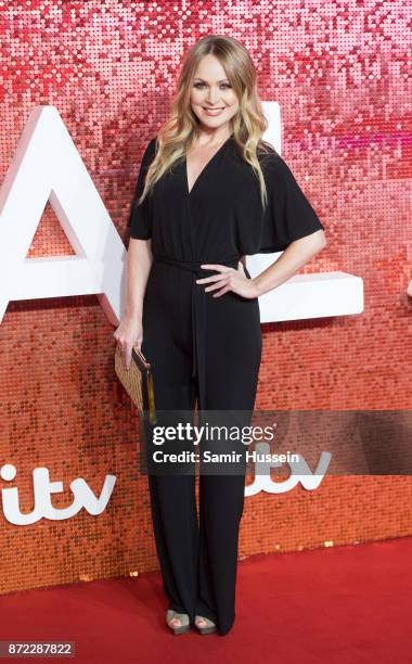 Michelle Hardwick arriving at the ITV Gala held at the London Palladium on November 9, 2017 in London, England.