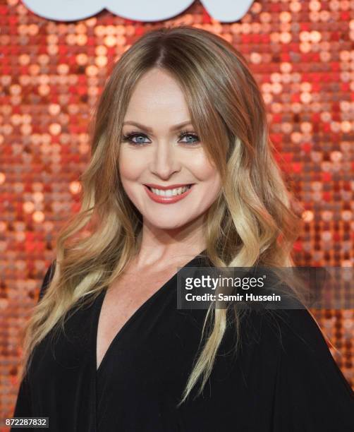 Michelle Hardwick arriving at the ITV Gala held at the London Palladium on November 9, 2017 in London, England.