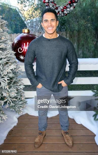 Actor Carlos PenaVega visits Hallmark's "Home & Family" at Universal Studios Hollywood on November 9, 2017 in Universal City, California.