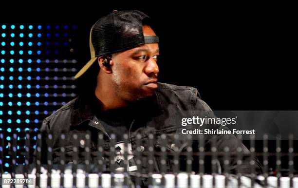 Leon Rolle aka DJ Locksmith of Rudimental performs at Key 103 Live at Manchester Arena on November 9, 2017 in Manchester, England.