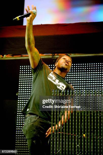 Leon Rolle aka DJ Locksmith of Rudimental performs at Key 103 Live at Manchester Arena on November 9, 2017 in Manchester, England.