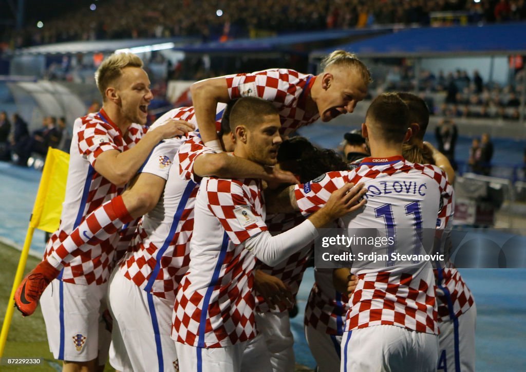 Croatia v Greece - FIFA 2018 World Cup Qualifier Play-Off: First Leg