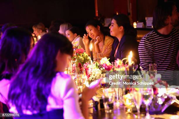 Guests attend the Fossil x Austin Mahone holiday event on November 9, 2017 in New York City.