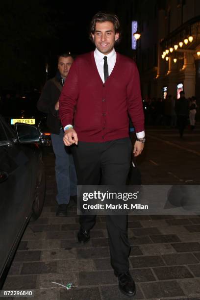 James Argent attending the ITV Gala afterparty at Aqua on November 9, 2017 in London, England.