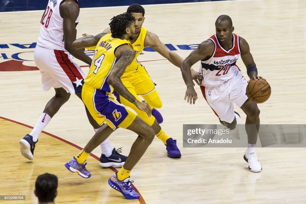 Washington Wizards vs L.A. Lakers: NBA