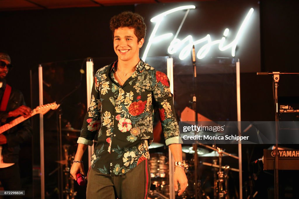 Fossil x Austin Mahone Holiday Event
