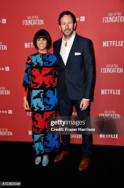 Dawn O'Porter and Chris O'Dowd attend the SAG-AFTRA Foundation Patron of the Artists Awards 2017 at the Wallis Annenberg Center for the Performing...