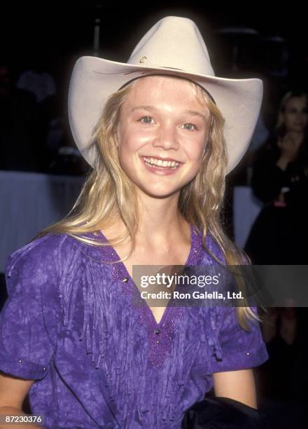 Actress Ariana Richards attends the Grand Opening Celebration of the Country Star Restaurant on August 21, 1994 at the Country Star Restaurant,...