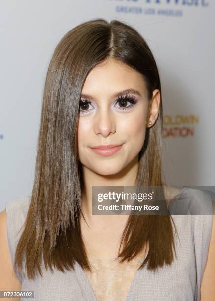 Actress Madisyn Shipman at the 2017 Make a Wish Gala on November 9, 2017 in Los Angeles, California.