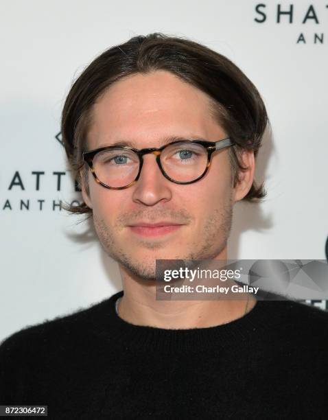 Actor Josh Kaye at Refinery29's Shatterbox Anthology Premiere Of Kristen Stewart's "COME SWIM" on November 9, 2017 in Los Angeles, California.